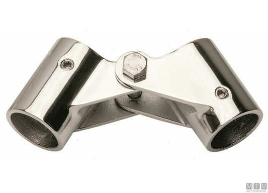 SNODO IN ACCIAIO INOX PER CAPOTTINE D22MM