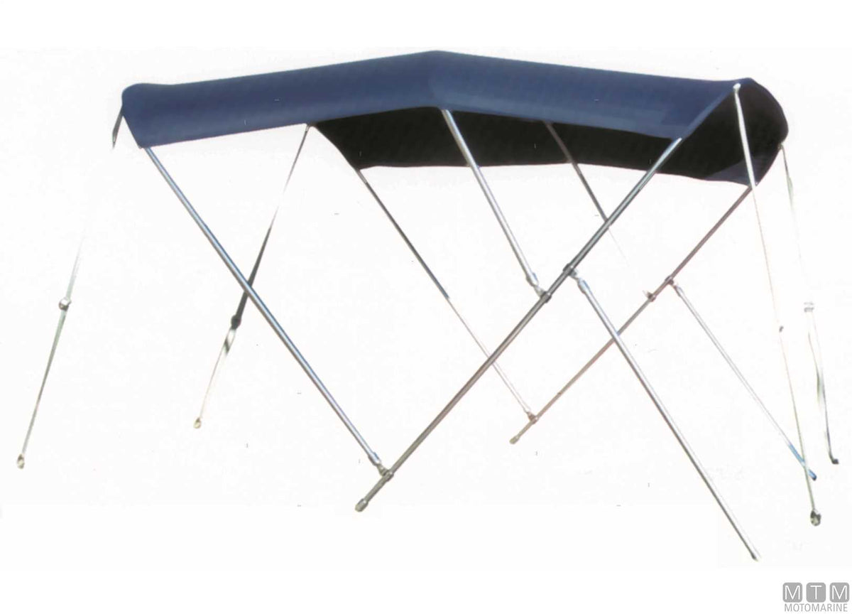 CAPOTTINA TESSILMARE BLU 3 ARCHI INOX 316 W170CM H140CM