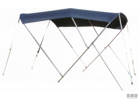 CAPOTTINA TESSILMARE BLU 3 ARCHI INOX 316 W170CM H140CM