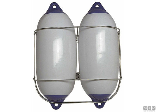 PORTAPARABORDI DOPPIO CLASSICO D220MM ACCIAIO INOX 316