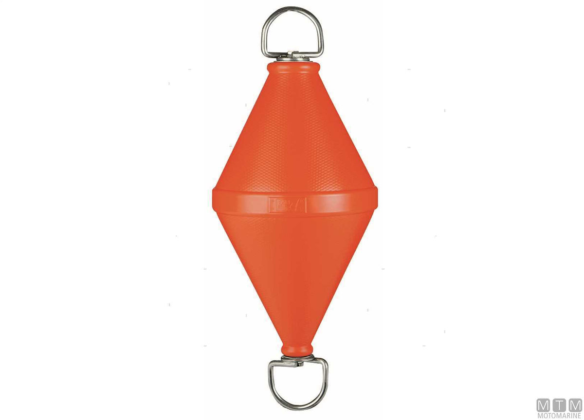 BOA ORMEGGIO BICONICA CON ASTA INOX D32CM H80CM ARANCIO