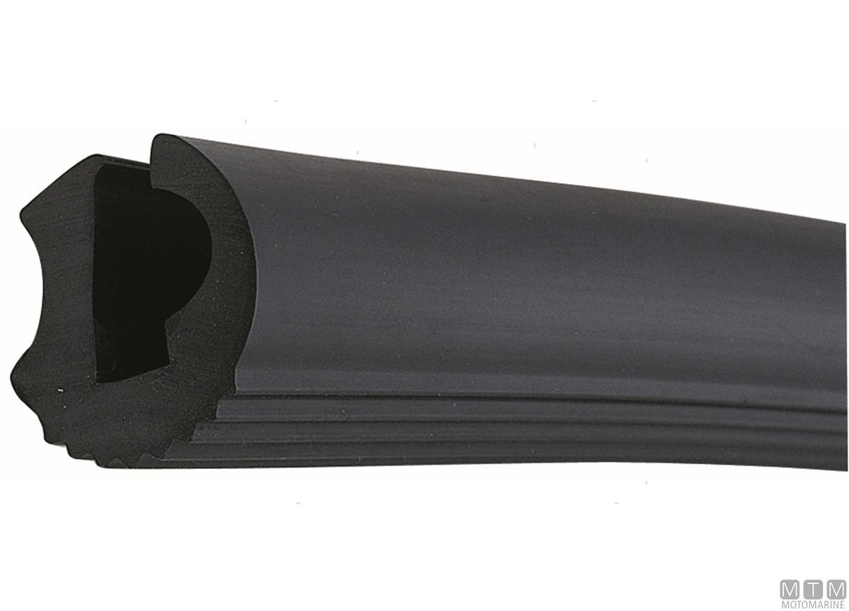 BOTTAZZO PROFILO PARABORDO TIPO ECO1 NERO H28MM L24M