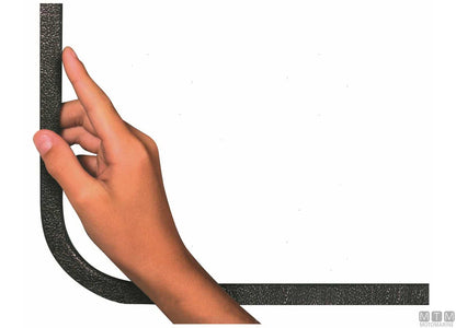 PROFILO AUTOBLOCCANTE TRIM-LOK EDGE NERO 7>8.5MM L15M