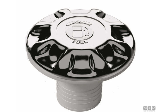 TAPPO COPERTA UFO FUEL D38MM IN PLASTICA CROMATA