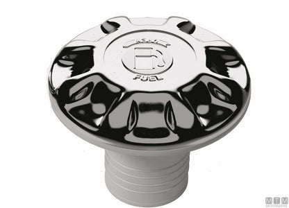 TAPPO COPERTA UFO FUEL D50MM IN PLASTICA CROMATA