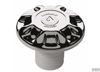 TAPPO COPERTA UFO FUEL D50MM IN PLASTICA CROMATA