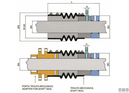 RIDUZIONE PER TENUTA MECCANICA TOR 87>63.5MM