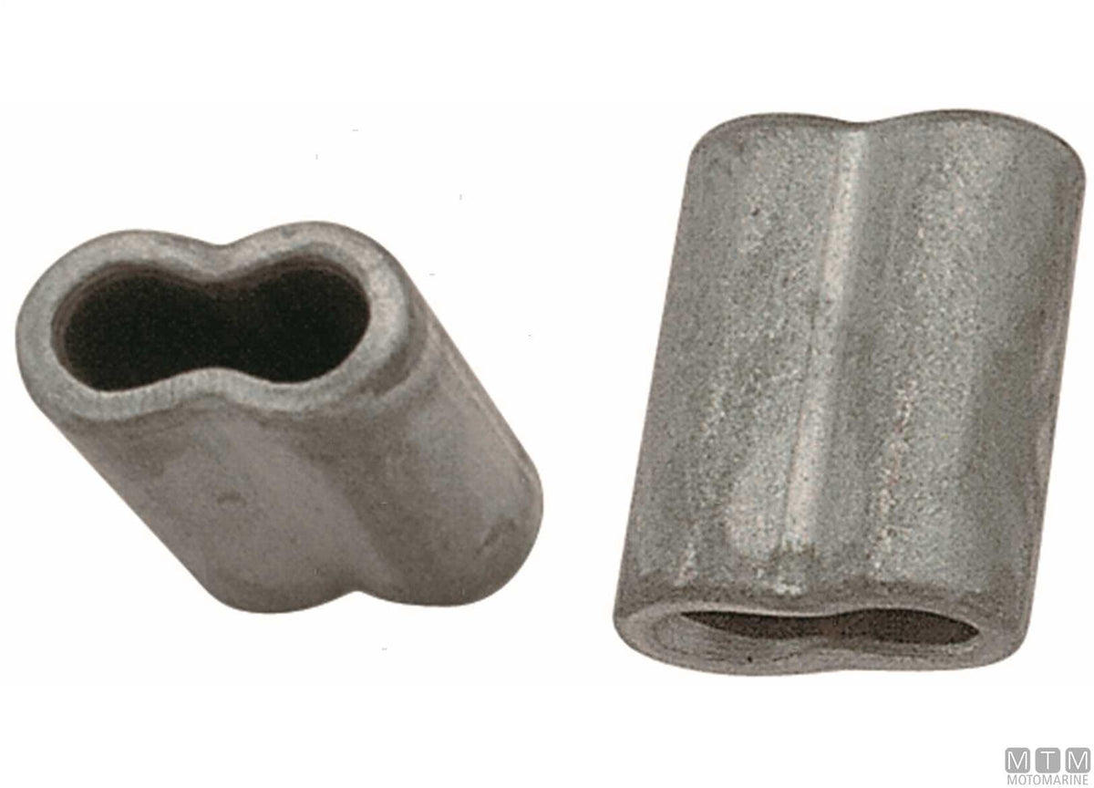 MANICOTTO A PRESSARE D4MM ALLUMINIO