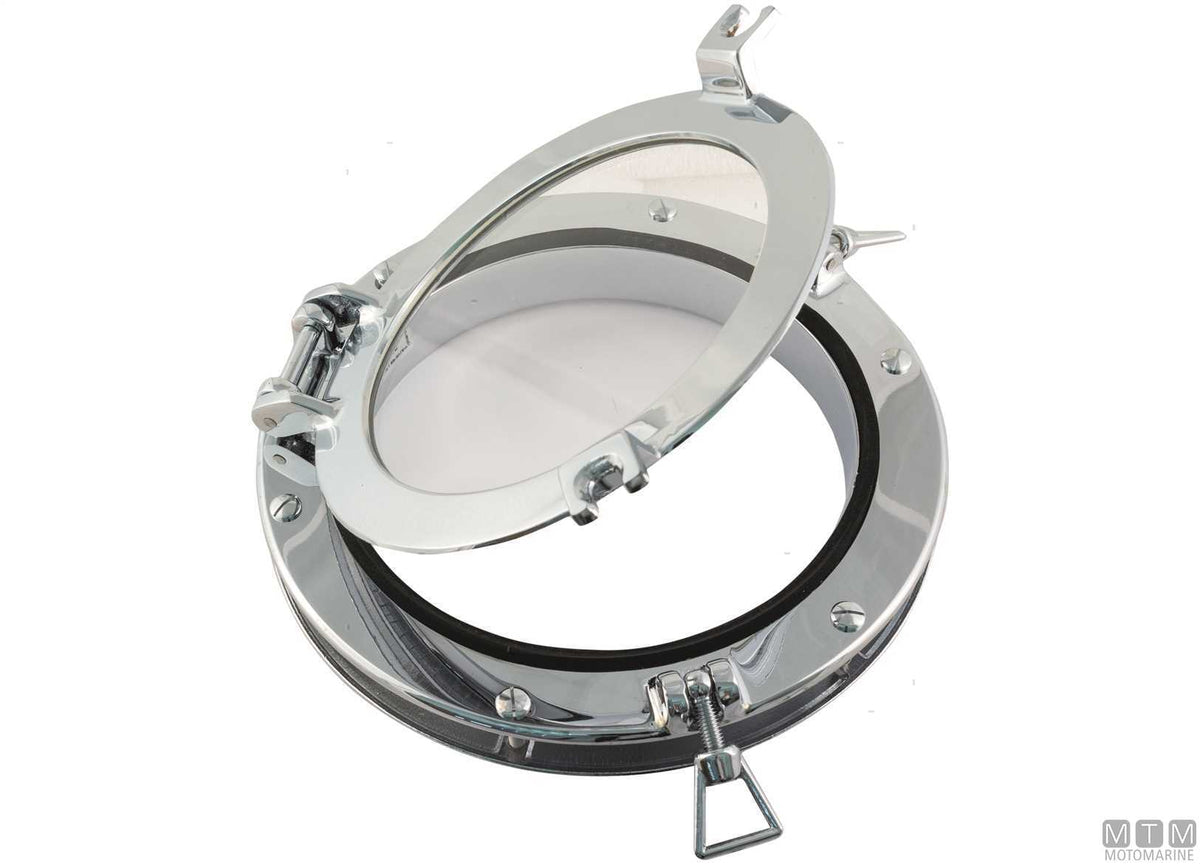 OBLO' TONDO ALTO D264-H25MM IN OTTONE CROMATO