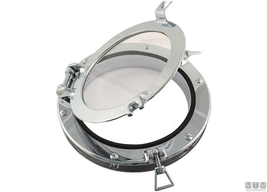 OBLO' TONDO HIGH D264-H50MM IN OTTONE CROMATO