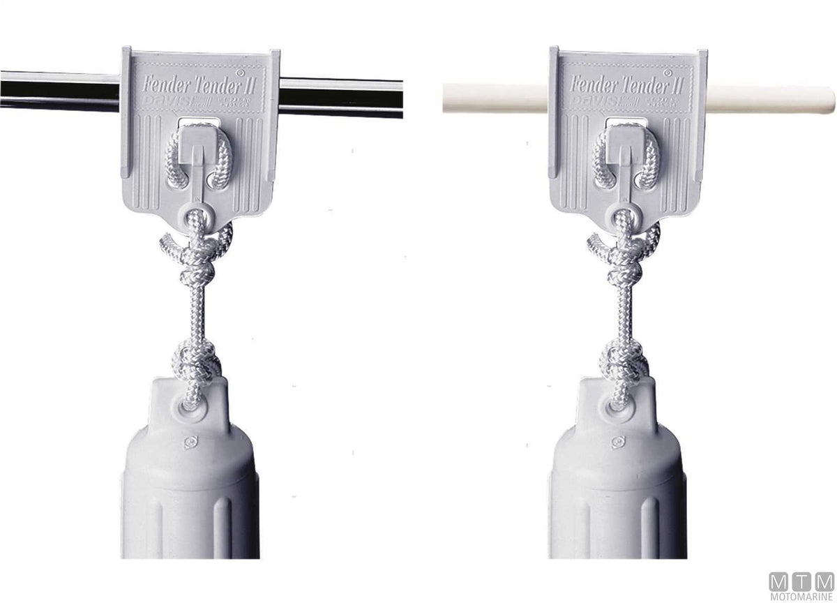 COPPIA GANCI PORTA-PARABORDI FENDER-TENDER IN PLASTICA