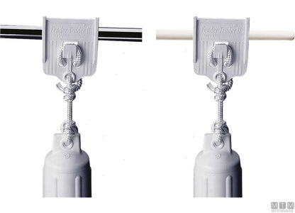 COPPIA GANCI PORTA-PARABORDI FENDER-TENDER IN PLASTICA