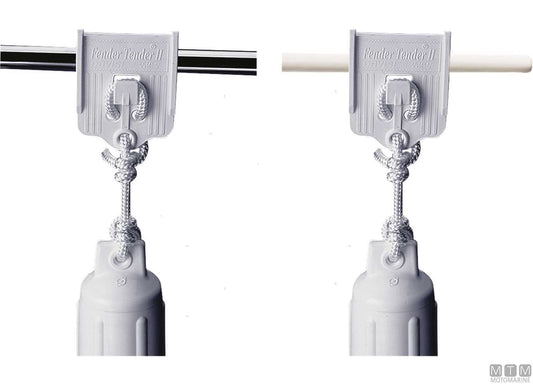 COPPIA GANCI PORTA-PARABORDI FENDER-TENDER IN PLASTICA