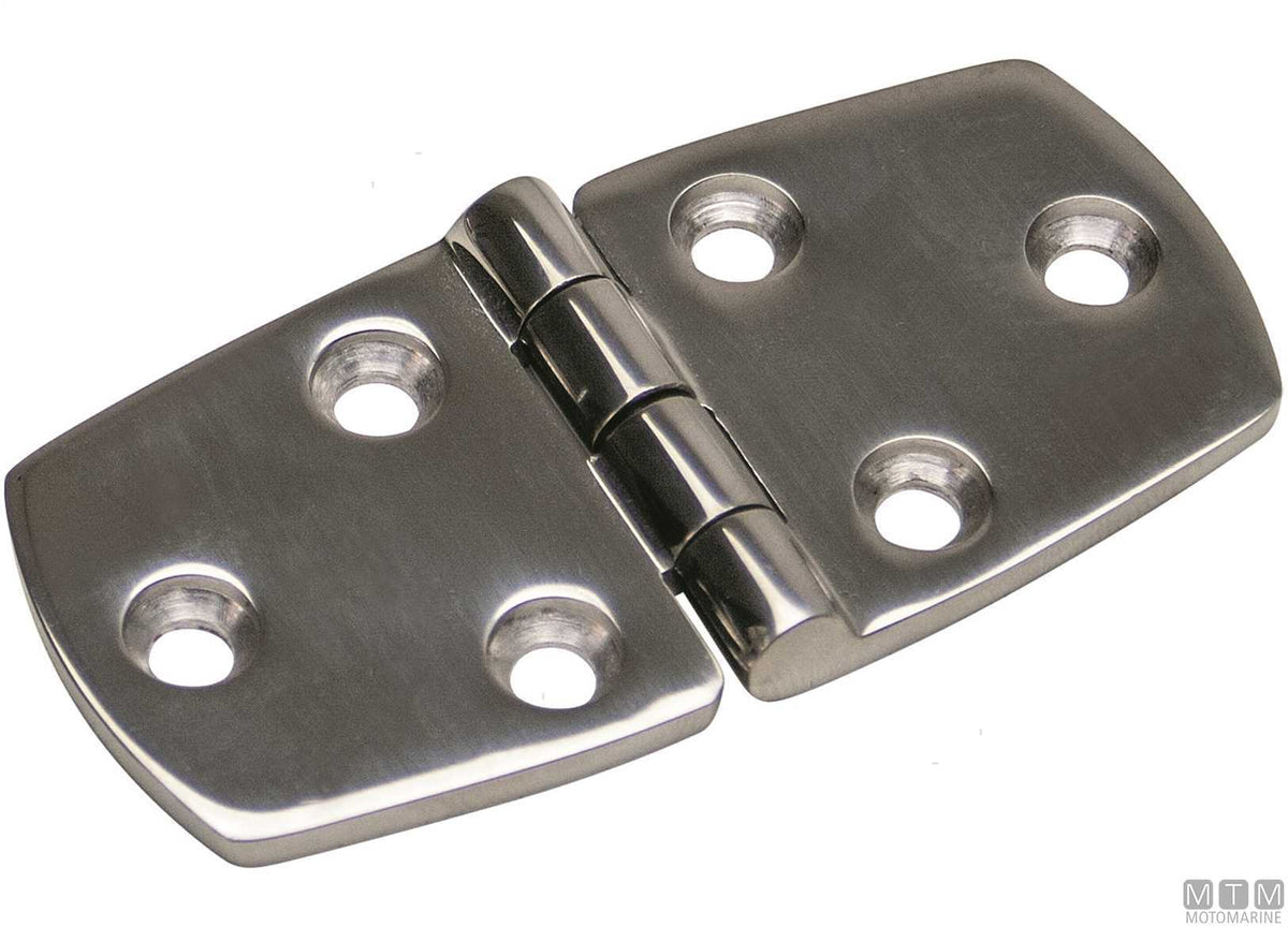 CERNIERA ROBUSTA A BISCOTTO 38X75MM IN ACCIAIO INOX 316