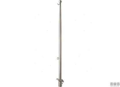 ASTA PORTABANDIERA YACHT H600MM IN ACCIAIO INOX