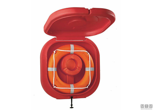 CONTENITORE CHIUSO IN ABS PER SALVAGENTE ANULARE <75CM
