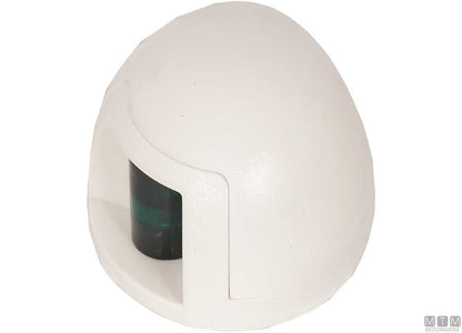 FANALE DI VIA LED LATERALE VERDE COMPACT BIANCO 64X42MM