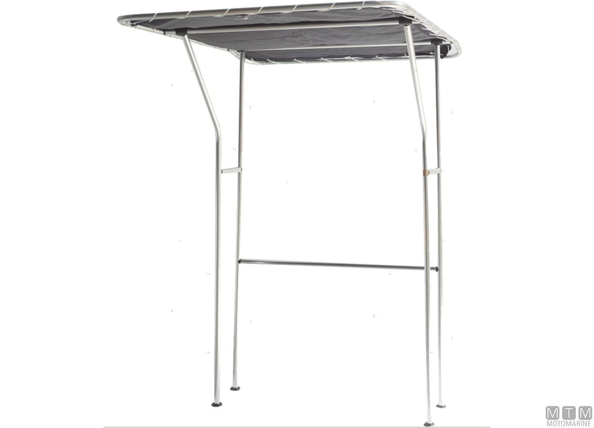T-TOP IN ALLUMINIO LACCATO E POLIESTERE BLU 141X172CM H202CM