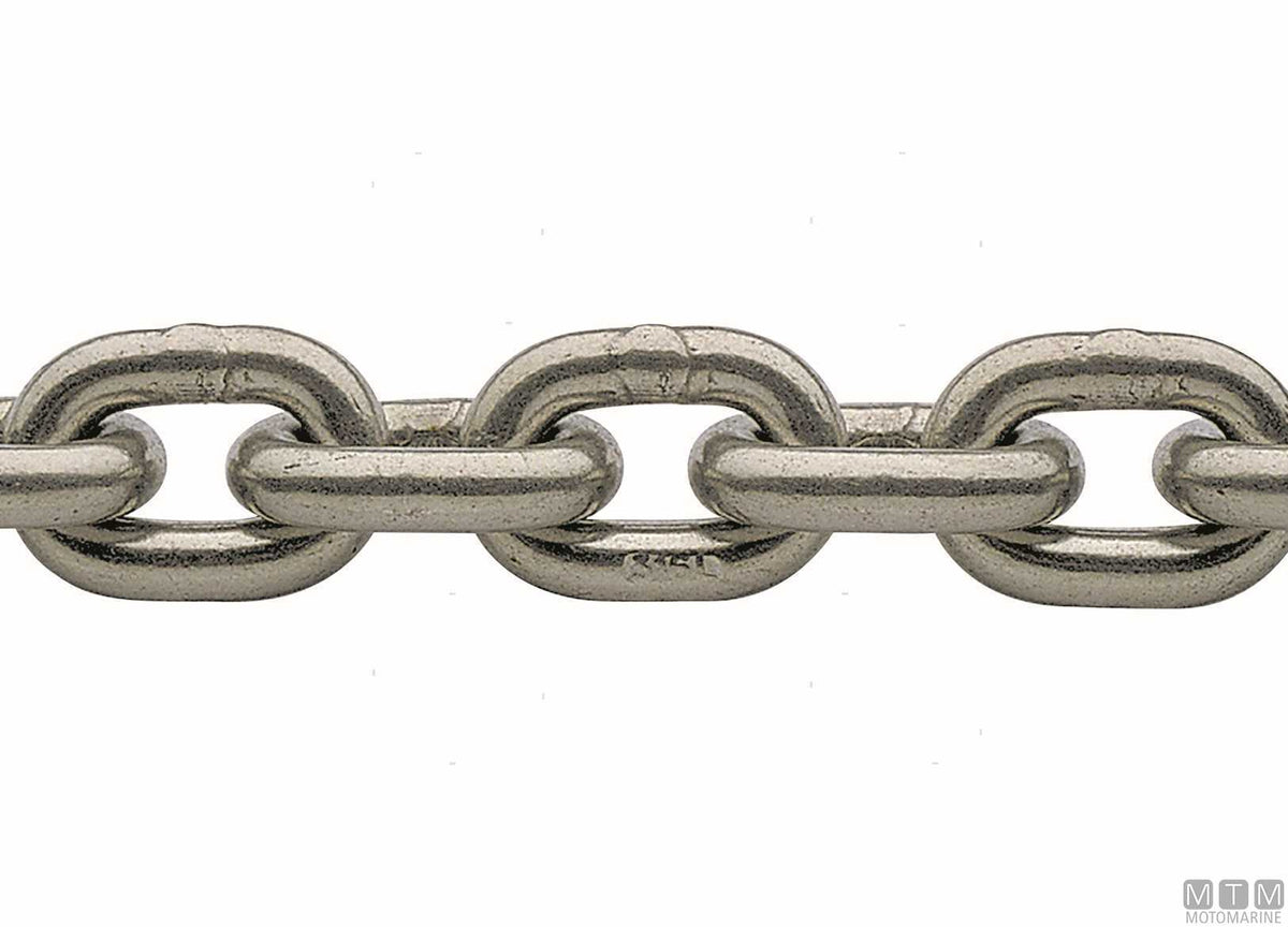CATENA CALIBRATA DIN766 D7MM 50M ACCIAIO INOX 316 G40