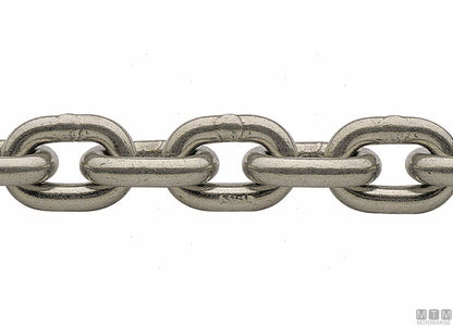 CATENA CALIBRATA DIN766 D7MM 50M ACCIAIO INOX 316 G40