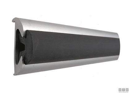 BOTTAZZO PROFILO PARABORDO BIANCO L24M PER SUPPORTI ALLUMINIO H56MM