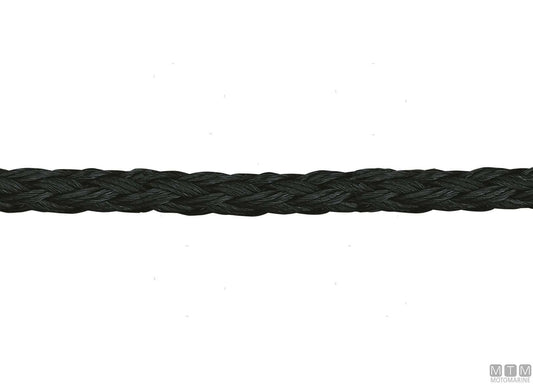 TRECCIA GALLEGGIANTE NERA IN POLIETILENE D16MM 100M