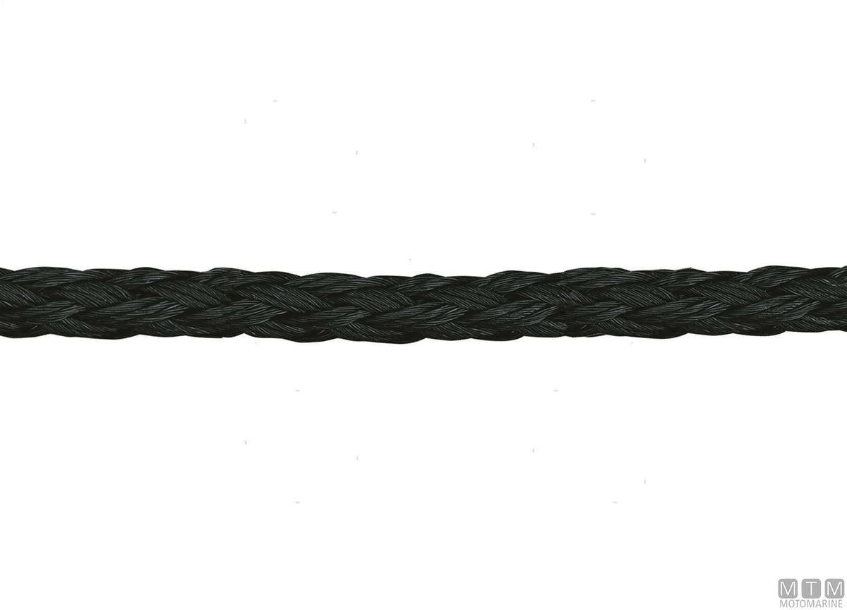 TRECCIA GALLEGGIANTE NERA IN POLIETILENE D20MM 100M