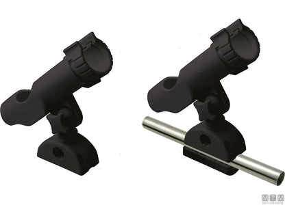 PORTACANNE ORIENTABILE BIANCO DUAL MOUNT D45MM IN NYLON