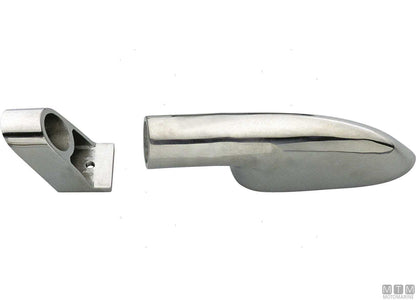 SUPPORTO PASSANTE SAGOMATO D25MM ACCIAIO INOX 316