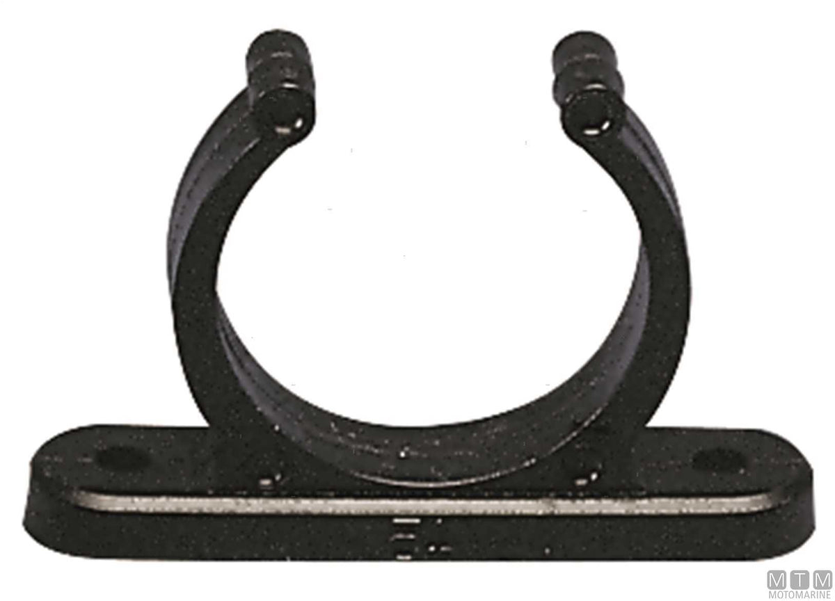 CLIP FISSAGGIO STD D25MM NERO