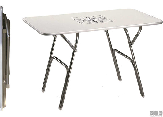 TAVOLINO FORMA TOP M400H 88X60CM H61CM IN MELAMINA/ALLUMINIO