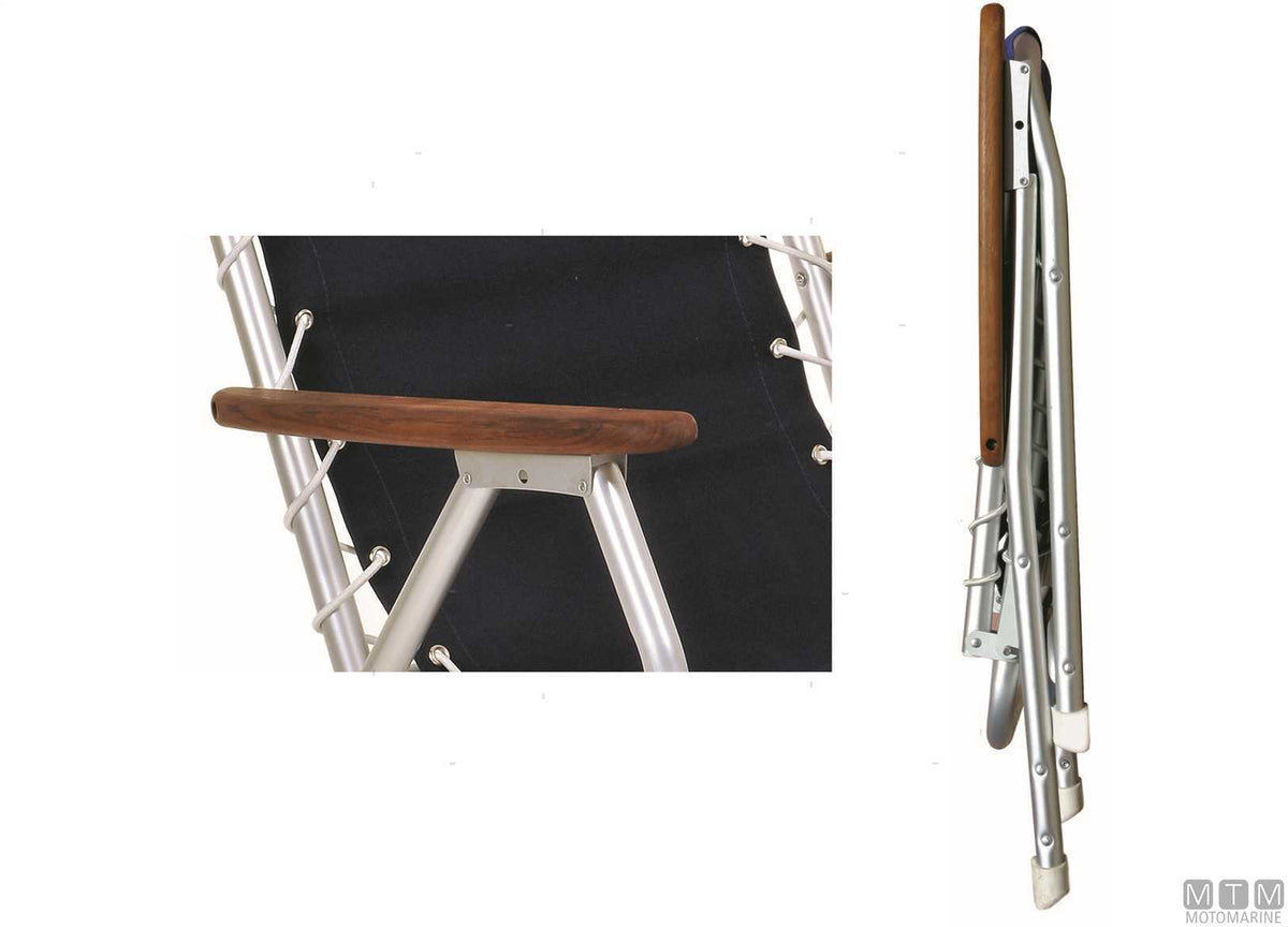 POLTRONCINA FORMA MARATHON M150 BLUE NAVY IN ALLUMINIO