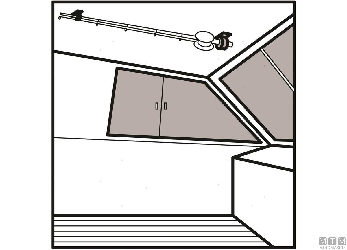 PORTACANNE A SOFFITTO D40MM IN PLASTICA