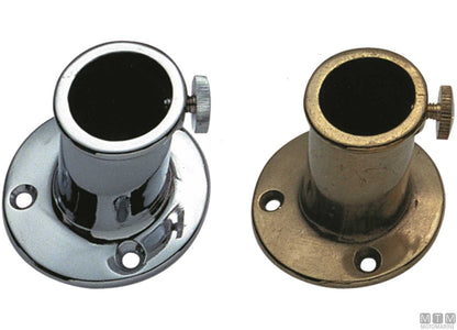 BASE PORTABANDIERA D25MM IN OTTONE LUCIDO