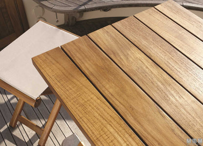 TAVOLINO PIEGHEVOLE MB IN TEAK 80X60CM H75CM