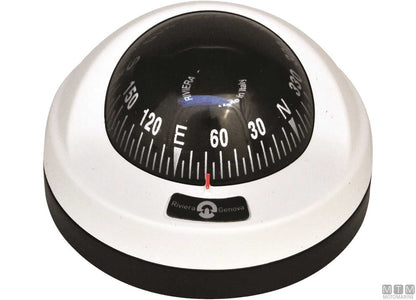 BUSSOLA RIVIERA ARIES LIGHT 2"1/2 BIANCA