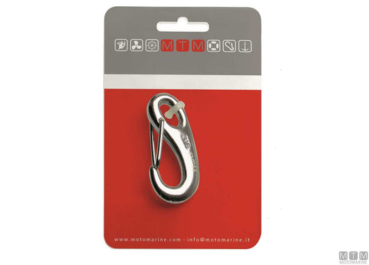MOSCHETTONE FIOCCO APERTO L100MM ACCIAIO INOX 316 M-CARD