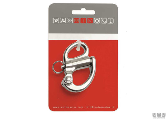 MOSCHETTONE SPI FISSO SGANCIO RAPIDO L75MM INOX 316 M-CARD