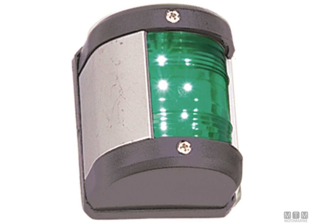 FANALE DI VIA LED COMBINATO ROSSO/VERDE MIDI NERO 65X75MM