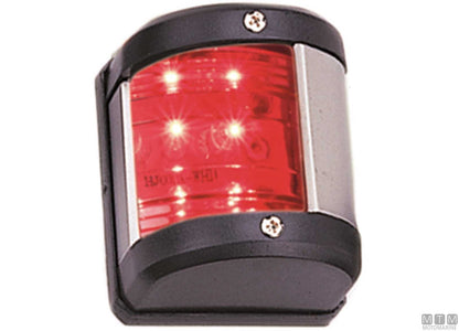 FANALE DI VIA LED LATERALE ROSSO MIDI NERO 65X75MM