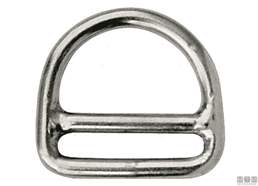 ANELLO D CON BARRA D5MM L45MM ACCIAIO INOX 316