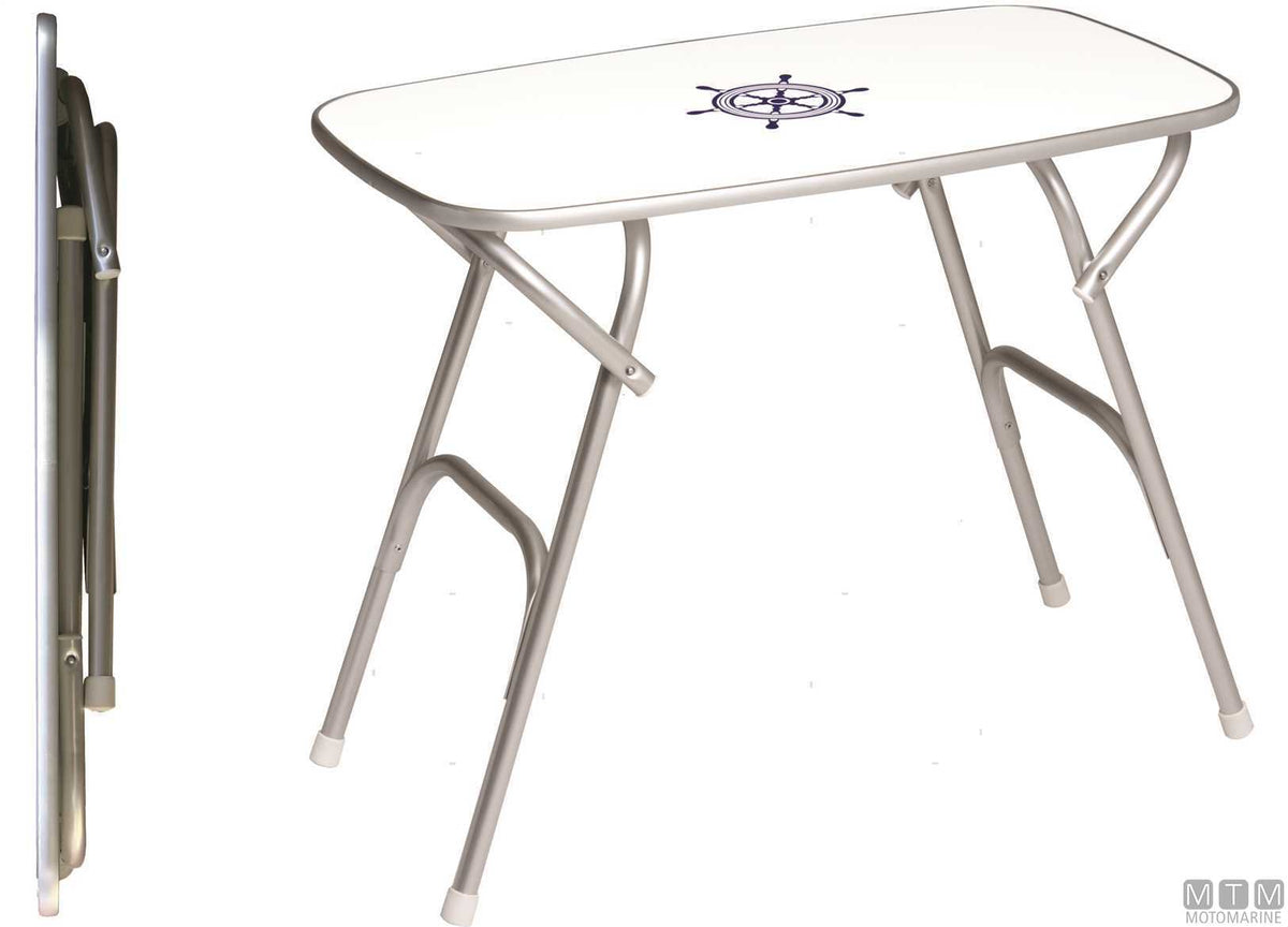 TAVOLINO FORMA TOP ROUNDED M250H 88X51CM H70CM IN MELAMINA/ALLUMINIO