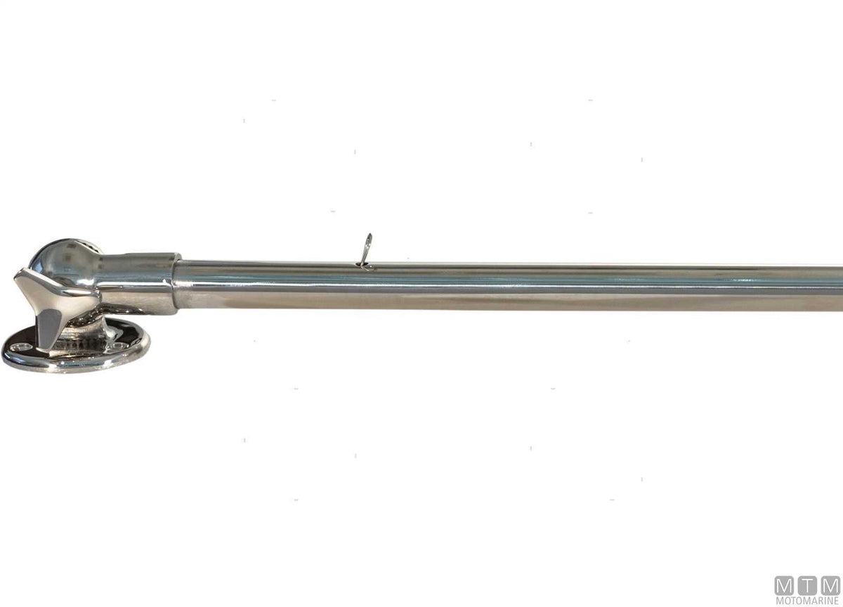 ASTA PORTABANDIERA PIEGHEVOLE H600MM IN ACCIAIO INOX