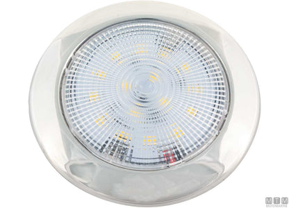 PLAFONIERA LED SLIM IN ACCIAIO INOX D94MM