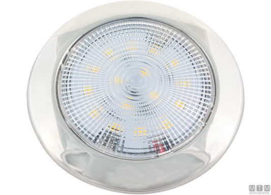 PLAFONIERA LED SLIM IN ACCIAIO INOX D94MM