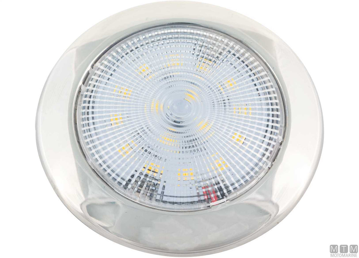 PLAFONIERA LED SLIM IN ACCIAIO INOX D132MM