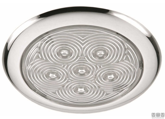 PLAFONIERA LED SLIM IN ACCIAIO INOX D94MM