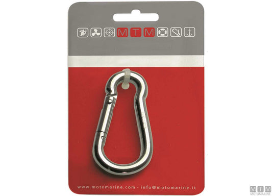 MOSCHETTONE CLASSIC D6MM ACCIAIO INOX 316 M-CARD