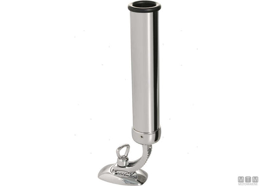 PORTACANNE ORIENTABILE D33MM IN OTTONE CROMATO BASE SAGOMATA