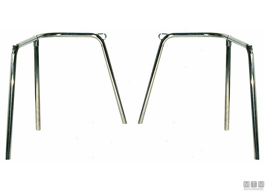 PULPITO DI POPPA D22MM H45CM ACCIAIO INOX 316